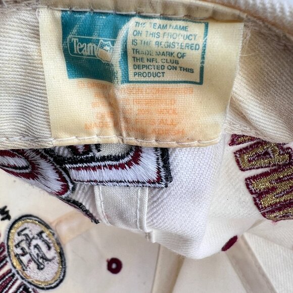 San Francisco 49ers Champion by the Bay NFL One Fits Red White Snapback Hat Cap - Picture 9 of 9